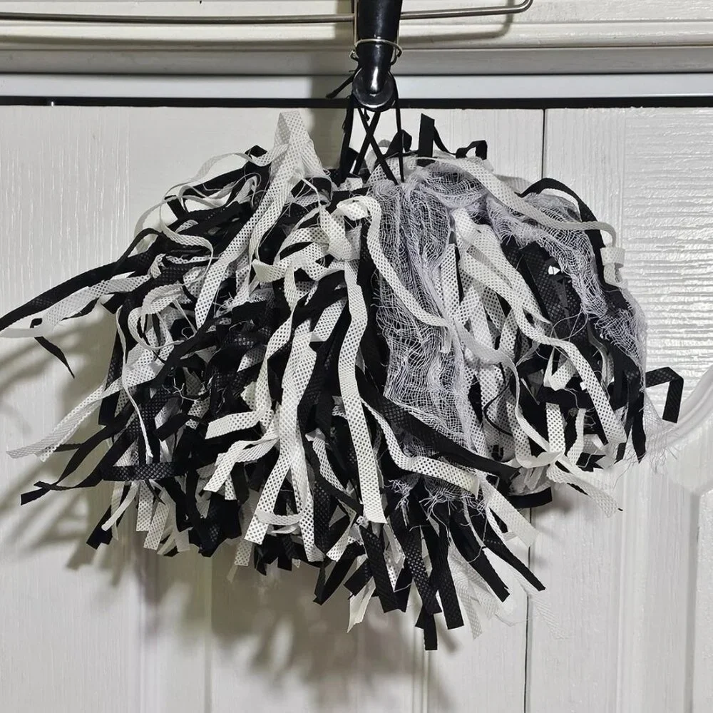 Fear Leader Cheerleader Costume Rebel Zombie Killer Goth Bad Dead Halloween Girl